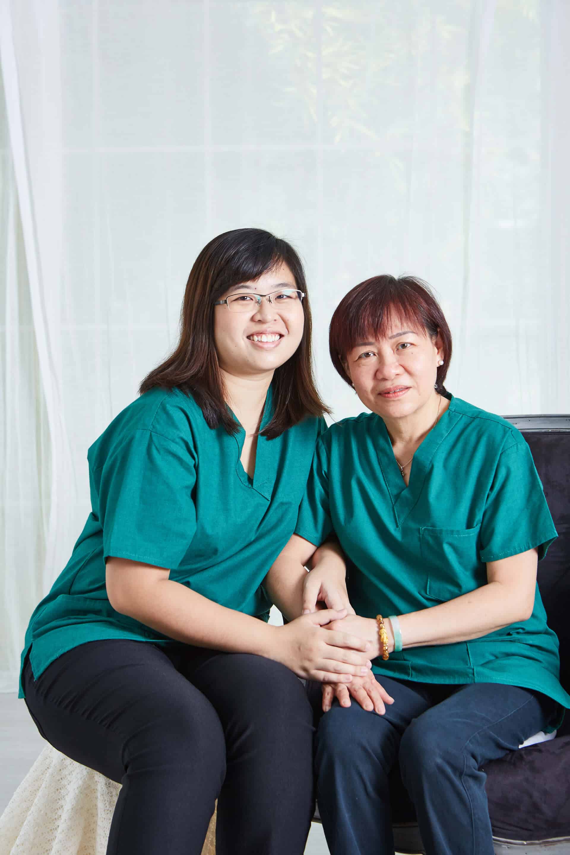 Clinic Managers - Ms Adeline Aw & Ms Jessie Pek