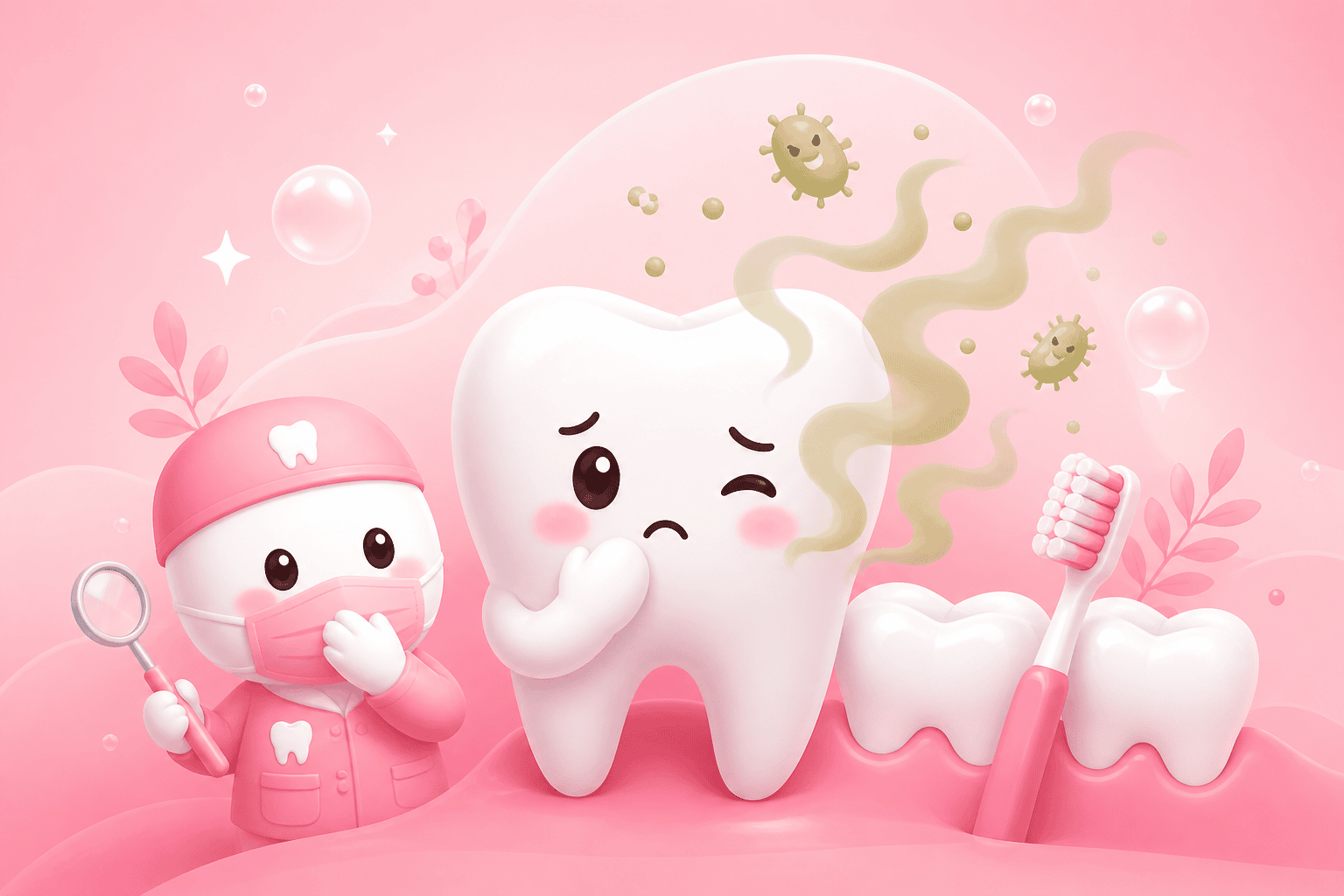 bad breath illustration