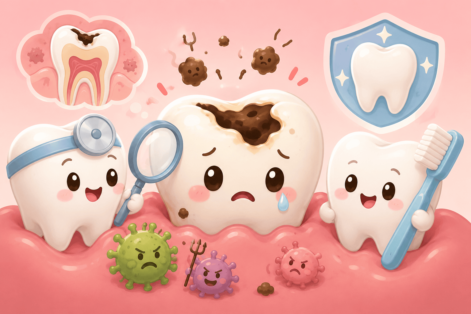 describe about cavities teeth
